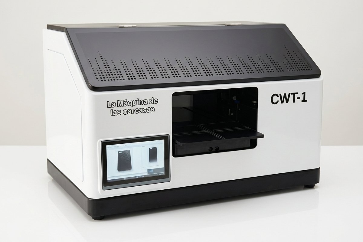 Cawow Desk CWT-1, impresora UV de sobremesa para fundas de móvil